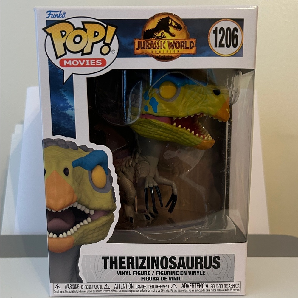 Funko Pop Movies 1206 Therizinosaurus Jurassic World NEW